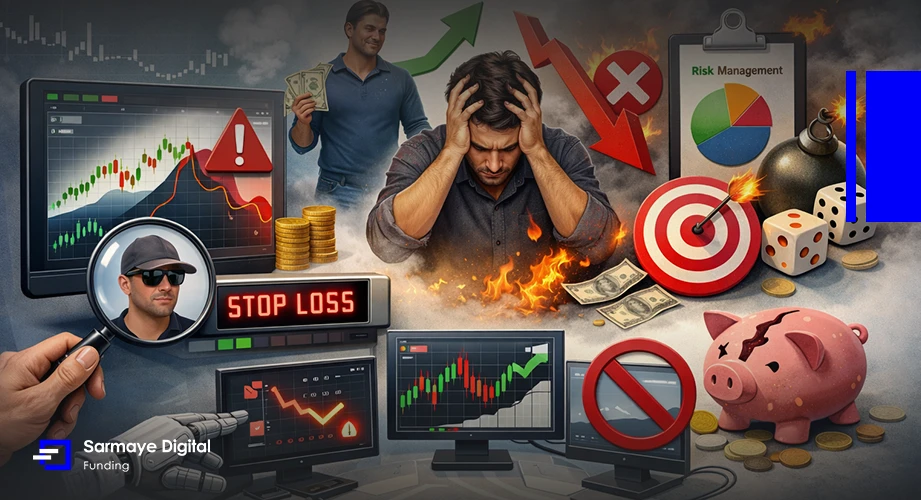 مدیریت ریسک در کپی ترید پراپ