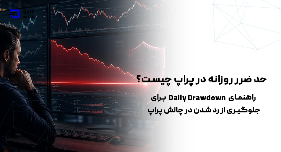 حد ضرر روزانه در پراپ چیست؟ راهنمای Daily Drawdown برای جلوگیری از رد شدن